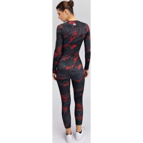 Venum x Sophia Rose Women’s Long Sleeve Rashguard - Urban Red Camo