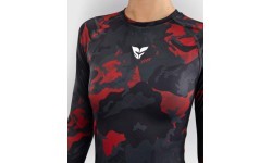 Venum x Sophia Rose Women’s Long Sleeve Rashguard - Urban Red Camo