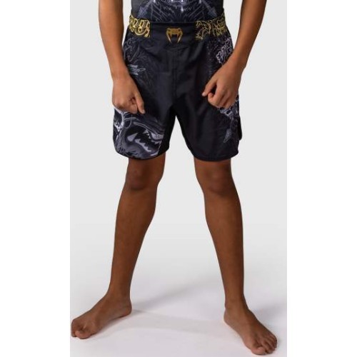 Venum Wolf Atak Kids Fightshorts - Black/Grey