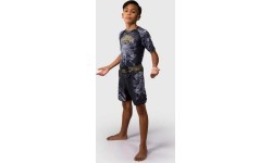 Venum Wolf Atak Kids Fightshorts - Black/Grey