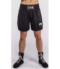 Venum Stealth Boxing Shorts - Black/White