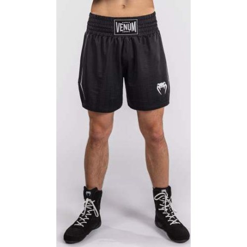 Venum Stealth Boxing Shorts - Black/White