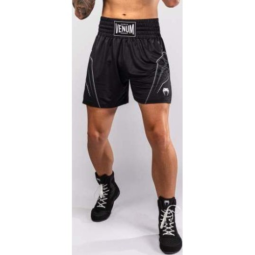 Venum Streamline Boxing Shorts - Black/White