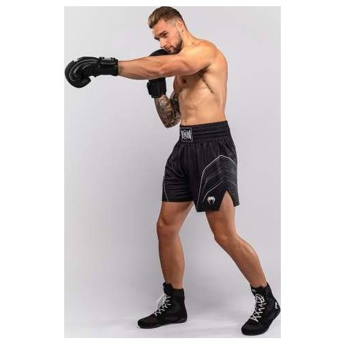 Venum Streamline Boxing Shorts - Black/White
