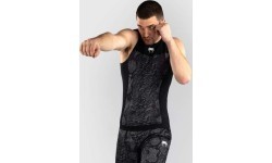 Venum G-Fit Scales Sleeveless Rashguard - Black/ Charcoal Grey