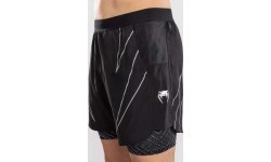Тренировочные шорты Venum Midnight Fury, чёрные/серые/серебристые