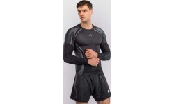 Krekls Venum Stealth Rashguard ar garām piedurknēm, melns/balts