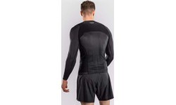 Krekls Venum Stealth Rashguard ar garām piedurknēm, melns/balts