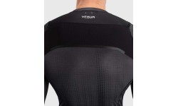 Venum Stealth Long Sleeve Rashguard - Black/White