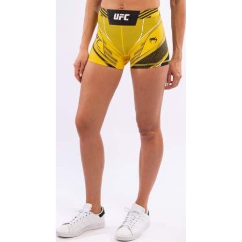 UFC Venum Authentic Fight Night Women's Vale Tudo Shorts - Short Fit - Yellow