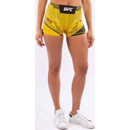 UFC Venum Authentic Fight Night Women's Vale Tudo Shorts - Short Fit - Yellow