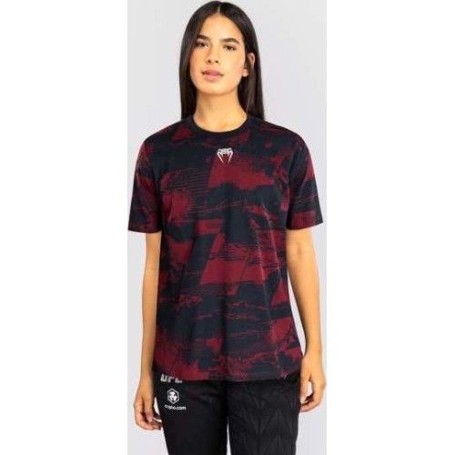 Women's UFC Zenith by Venum Burgundy Authentic Fight Week Short Sleeve T-Shirt