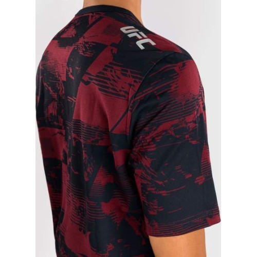 Women's UFC Zenith by Venum Burgundy Authentic Fight Week Short Sleeve T-Shirt