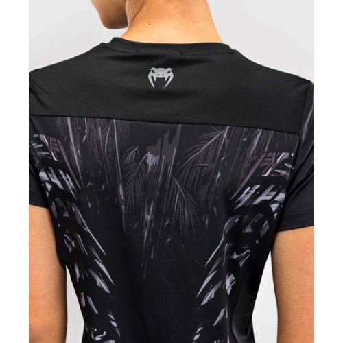 Venum Tiger Women's Dry Tech T-Shirt - Black/Silver