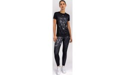 Venum Tiger Women's Dry Tech T-Shirt - Black/Silver