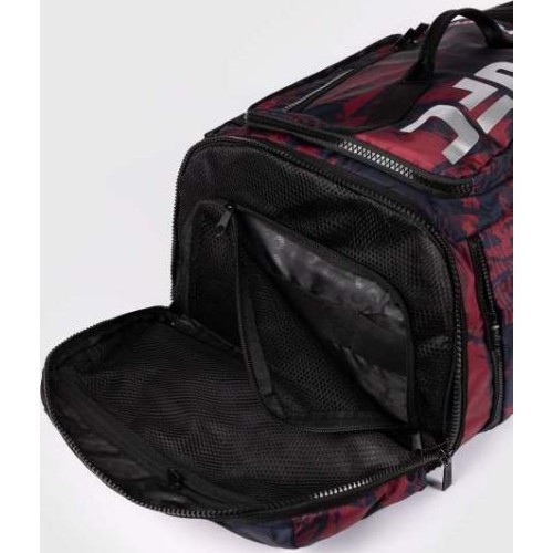 UFC Zenith by Venum Fight Week Sports Bags Navy Blue/Burgundy/Silver