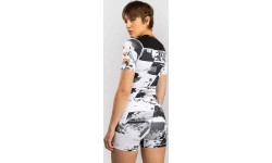 Women’s UFC Zenith by Venum White Authentic Fight Week Performance Short Sleeve Rashguard