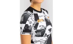 Women’s UFC Zenith by Venum White Authentic Fight Week Performance Short Sleeve Rashguard
