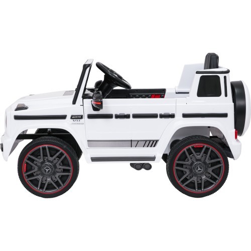 Elektromobilis Mercedes G63 AMG LIFT, balts