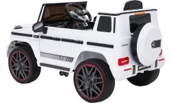 Elektromobilis Mercedes G63 AMG LIFT, balts