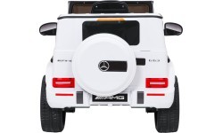 Elektromobilis Mercedes G63 AMG LIFT, balts