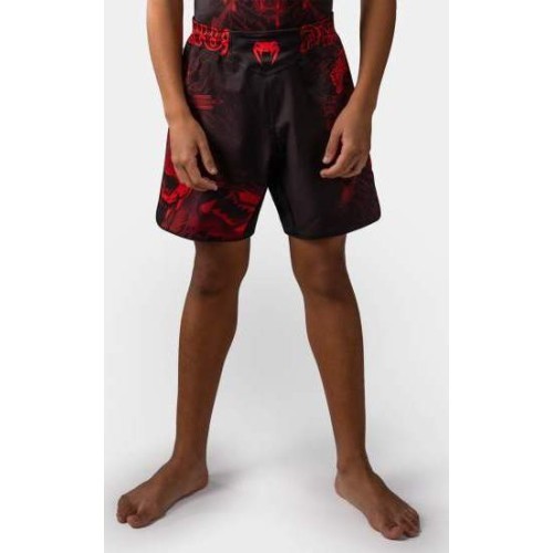 Venum Wolf Atak Kids Fightshorts - Black/Red