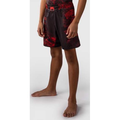 Venum Wolf Atak Kids Fightshorts - Black/Red