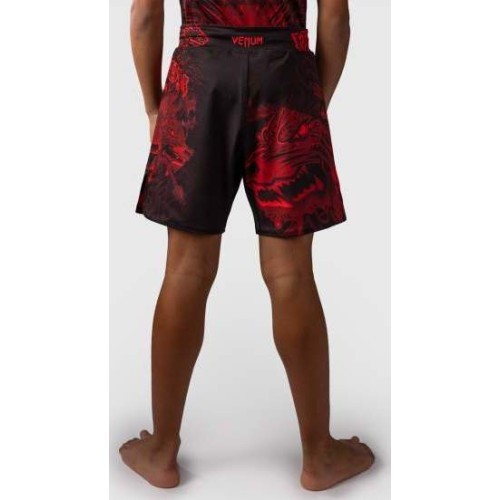 Venum Wolf Atak Kids Fightshorts - Black/Red