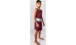 Детские боксёрские шорты Venum Classic, бордовые