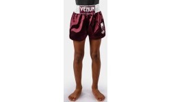 Venum Classic Muay Thai Shorts for Kids - Burgundy