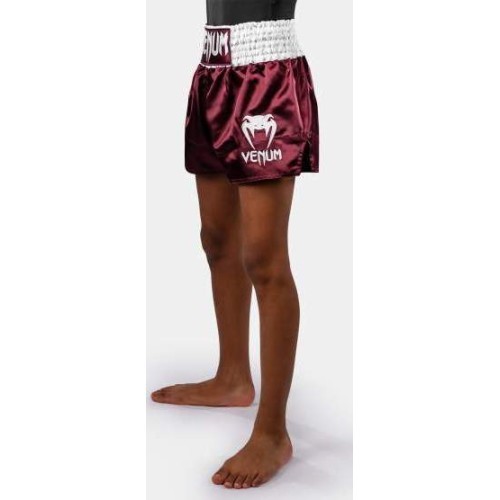 Venum Classic Muay Thai Shorts for Kids - Burgundy