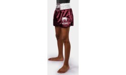 Детские шорты Muay Thai Venum Classic - бордовый