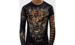 Venum Tiger Kids garroku kompresijas krekls, melns/neona oranžs