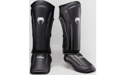 Защита голени Venum Stealth – черная/белая