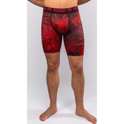 Шорты Venum Wolf Atak Vale Tudo – чёрно-красные