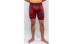 Venum Wolf Atak Vale Tudo Shorts - Black/Red