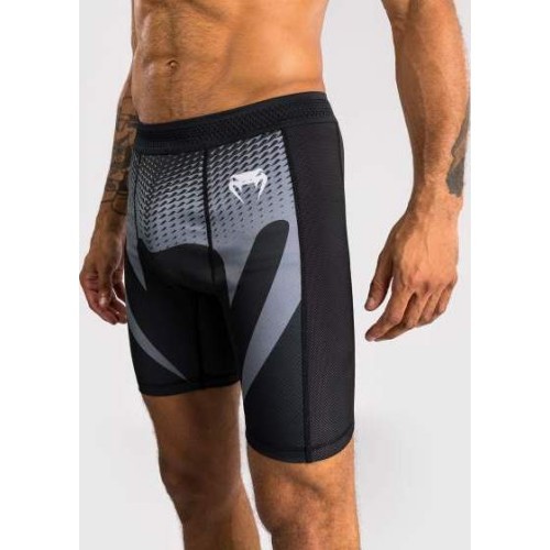 Venum No Gi Vale Tudo Shorts - Black/ Silver Grey