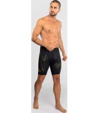Venum Serpenti Vale Tudo Shorts - Black/Silver/Gold