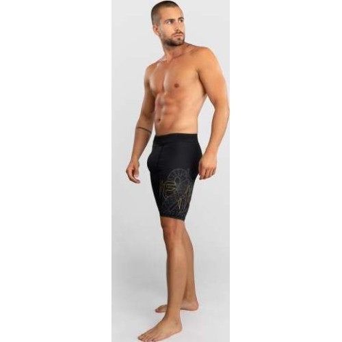 Venum Serpenti Vale Tudo Shorts - Black/Silver/Gold