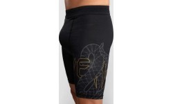 Venum Serpenti Vale Tudo Shorts - Black/Silver/Gold