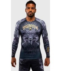 Рашгард Venum Wolf Atak с длинным рукавом – чёрный/серый