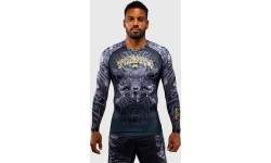 Venum Wolf Atak rashguard krekls ar garām piedurknēm – melns/pelēks