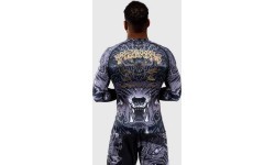 Venum Wolf Atak Long Sleeve Rashguard - Black/Grey
