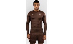 Venum x Roger Gracie Academy Long Sleeve Rashguard - Dark Brown