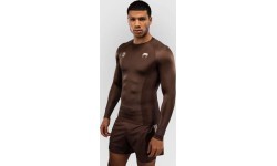 Venum x Roger Gracie Academy Long Sleeve Rashguard - Dark Brown