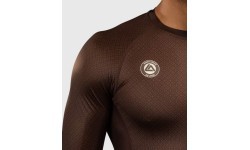 Venum x Roger Gracie Academy Long Sleeve Rashguard - Dark Brown