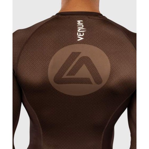 Venum x Roger Gracie Academy Long Sleeve Rashguard - Dark Brown