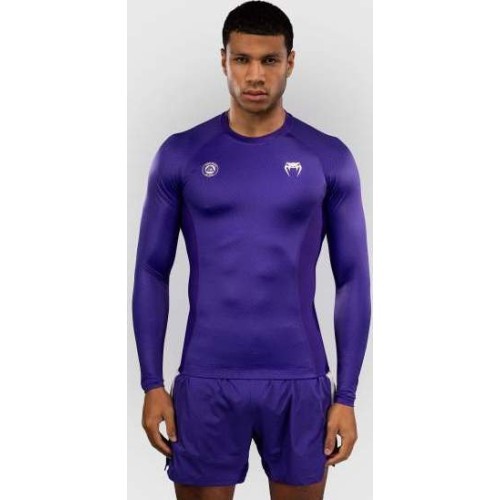 Venum x Roger Gracie Academy rashguard ar garām piedurknēm, violets