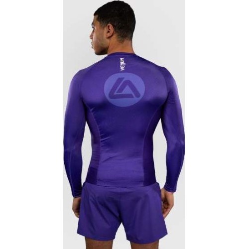 Venum x Roger Gracie Academy rashguard ar garām piedurknēm, violets