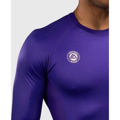 Venum x Roger Gracie Academy rashguard ar garām piedurknēm, violets